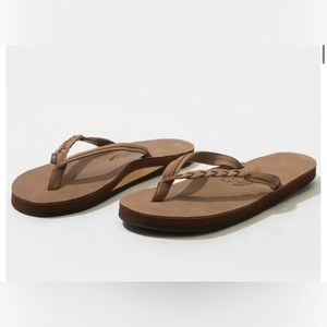 RAINBOW (S) braided flip flops